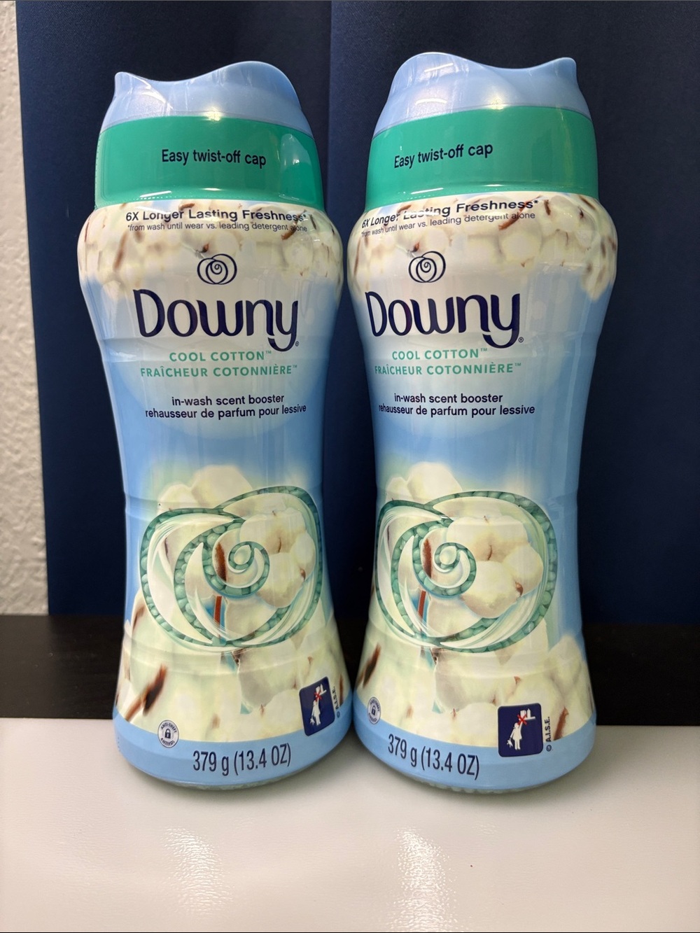 Downy Cool Cotton In-Wash Scent Booster - Light Blue